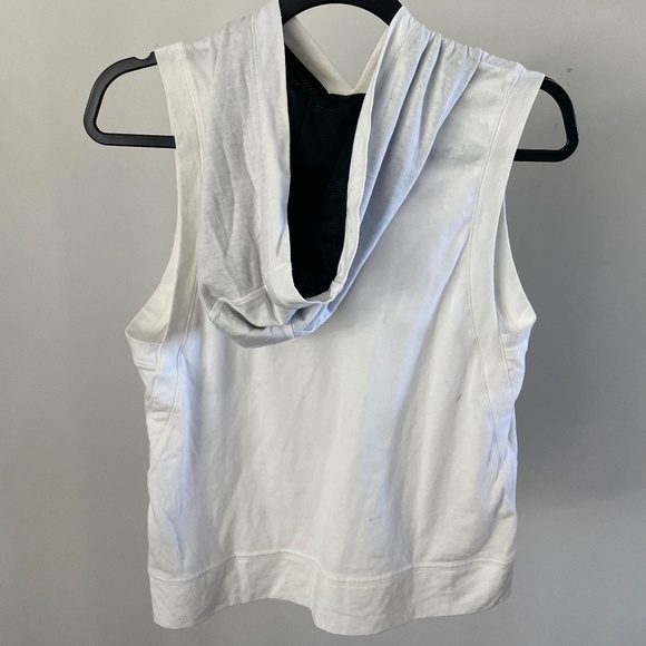 Under Armour White Sleeveless Hoodie - Picture 2 of 3